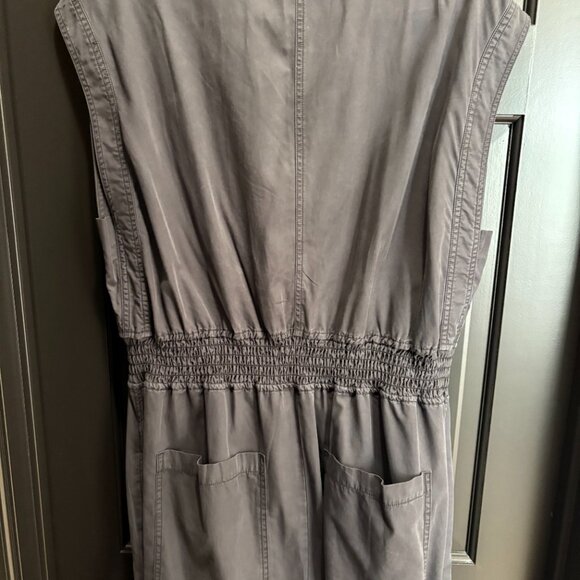 Large TALL Anthropologie dark gray Jumpsuit - Picture 5 of 5